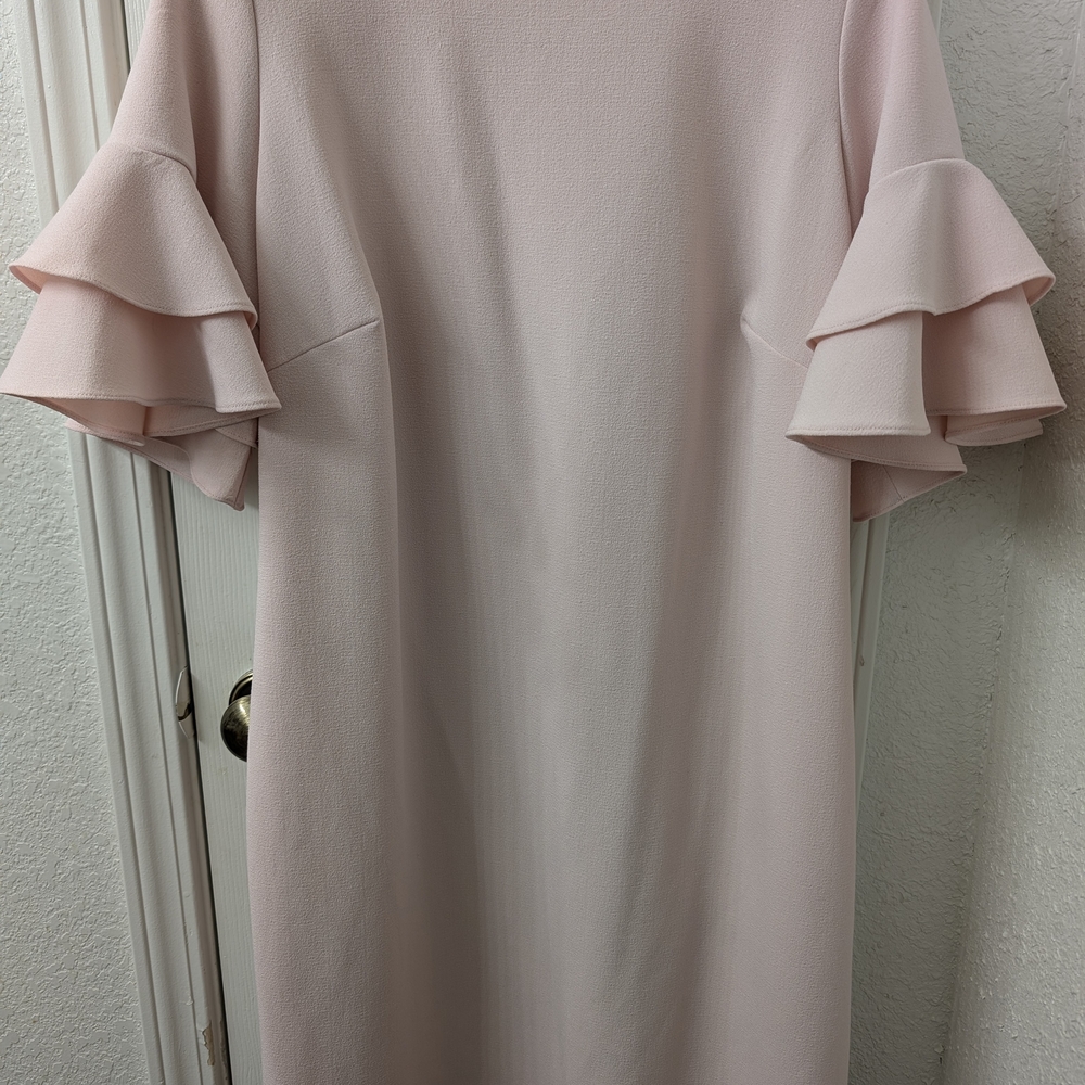 Jessica Howard Soft Pink Long Sleeve Dress